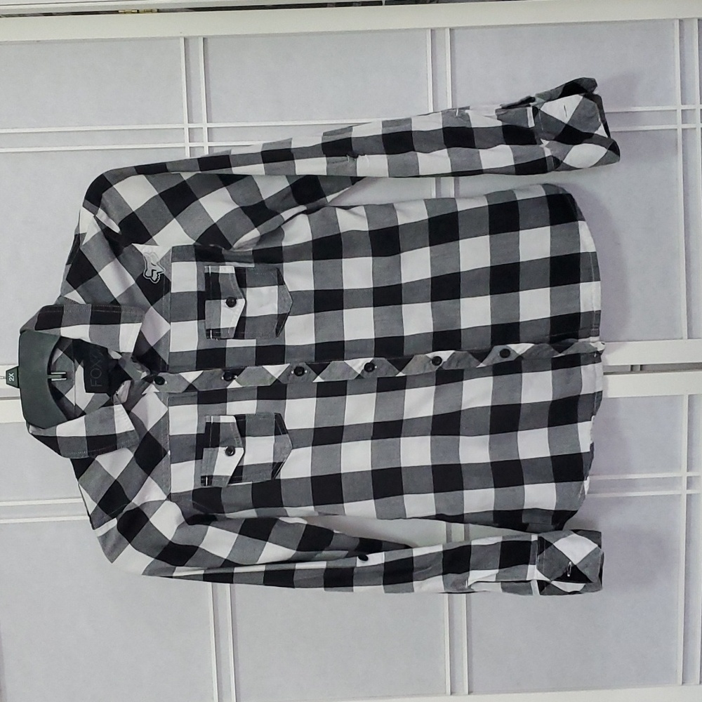 Fox Girl Long Sleeve Button Down Shirt
